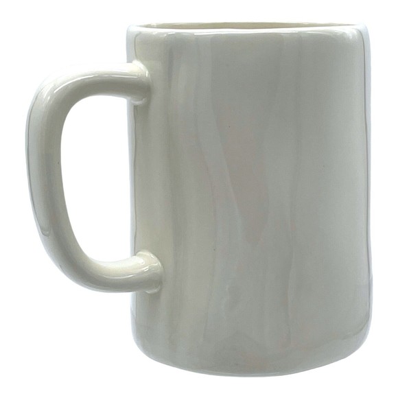 Rae Dunn Pottery CHUG Ceramic 16 oz Mug Cup Big M Older Magenta HTF Rare - Picture 5 of 11